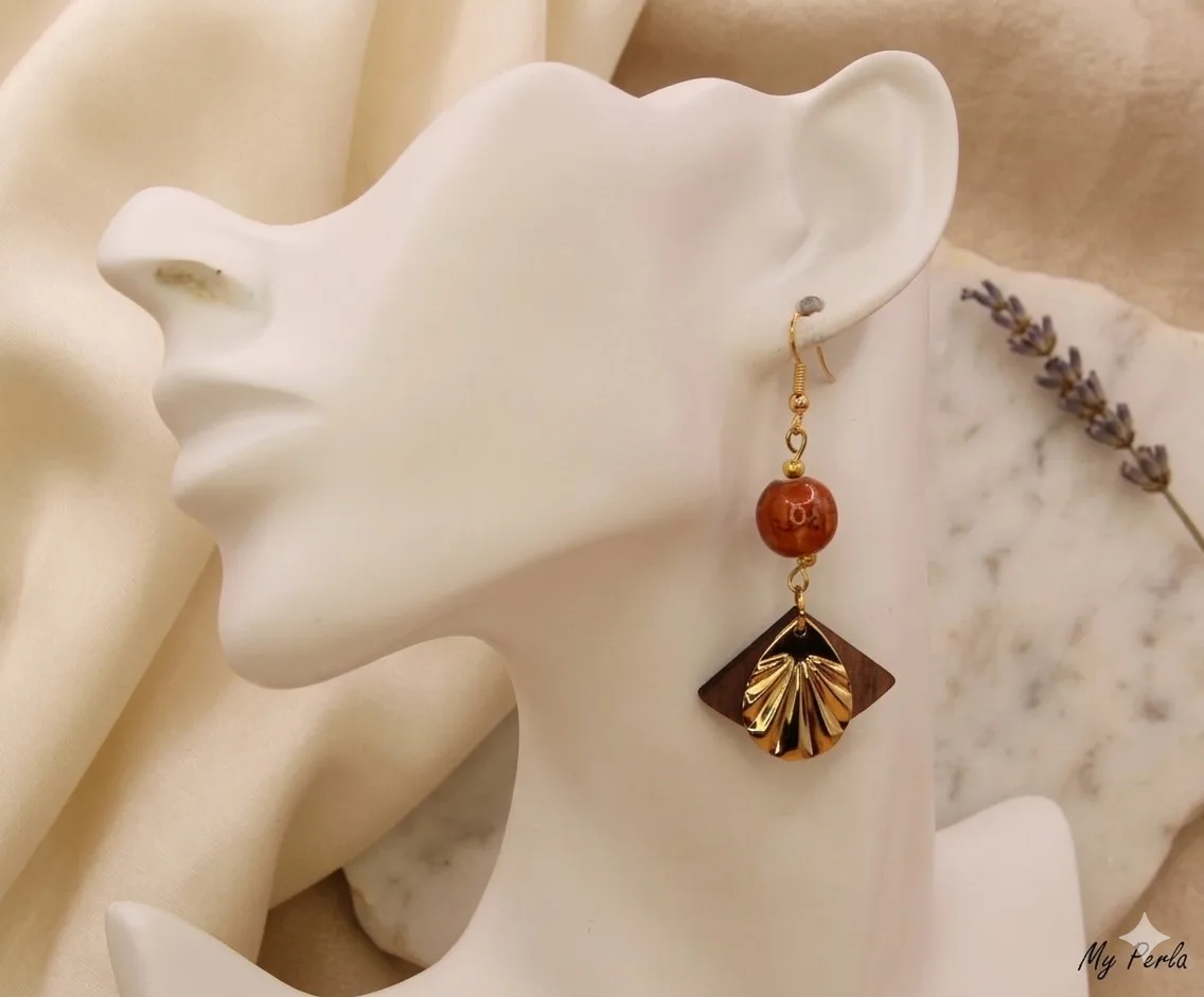Boucles d'oreilles AMBRE